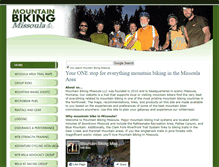 Tablet Screenshot of mountainbikingmissoula.com
